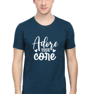 Adore Your Core - Motivational Fitness T-Shirt for Men