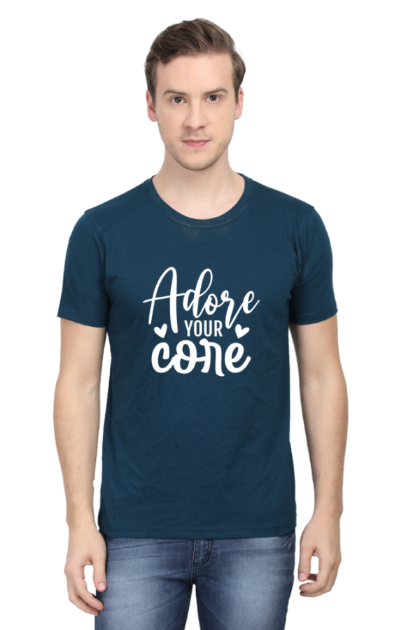 Adore Your Core - Motivational Fitness T-Shirt for Men