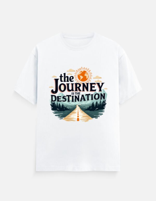 The Journey Is the Destination - Unisex Classic Crew T-Shirt - Image 2