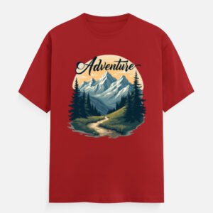 Adventure Awaits Mountain - Unisex Classic Crew T-Shirt