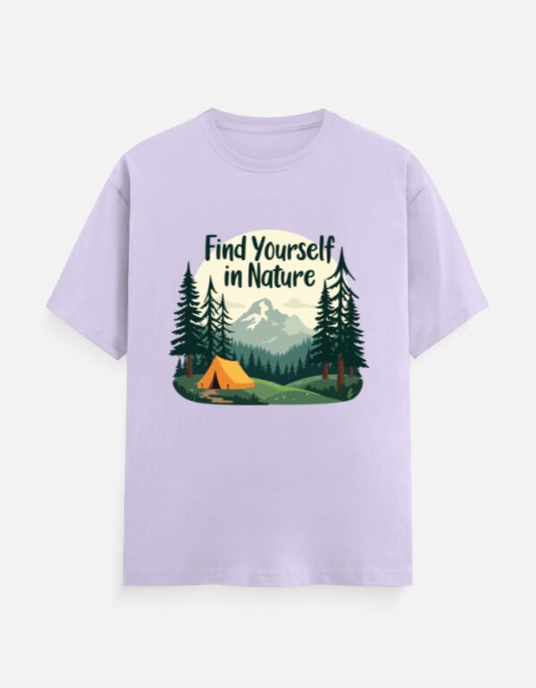 Find Yourself in Nature - Unisex Classic Crew T-Shirt - Image 2
