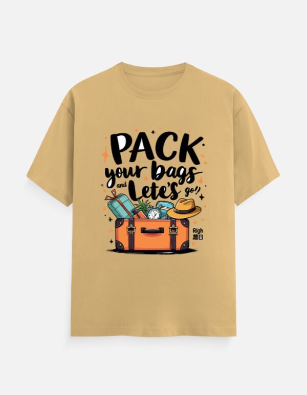 Pack Your Bags Let’s Go!  - Unisex Classic Crew T-Shirt - Image 2