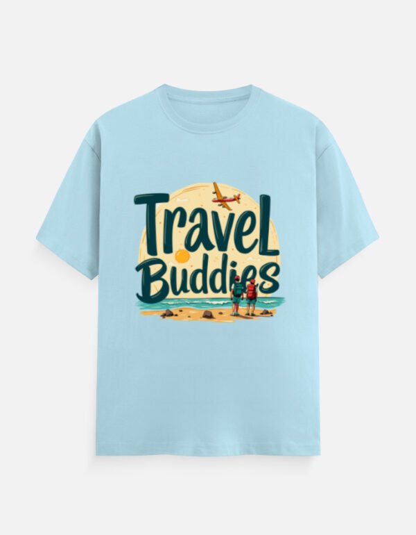 Travel Buddies - Unisex Classic Crew T-Shirt - Image 2