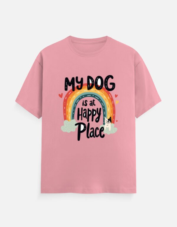 My Dog Is at a Happy Place - Unisex Classic Crew T-Shirt
