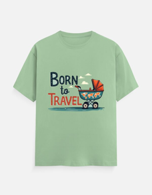 Born to Travel Stroller - Unisex Classic Crew T-Shirt