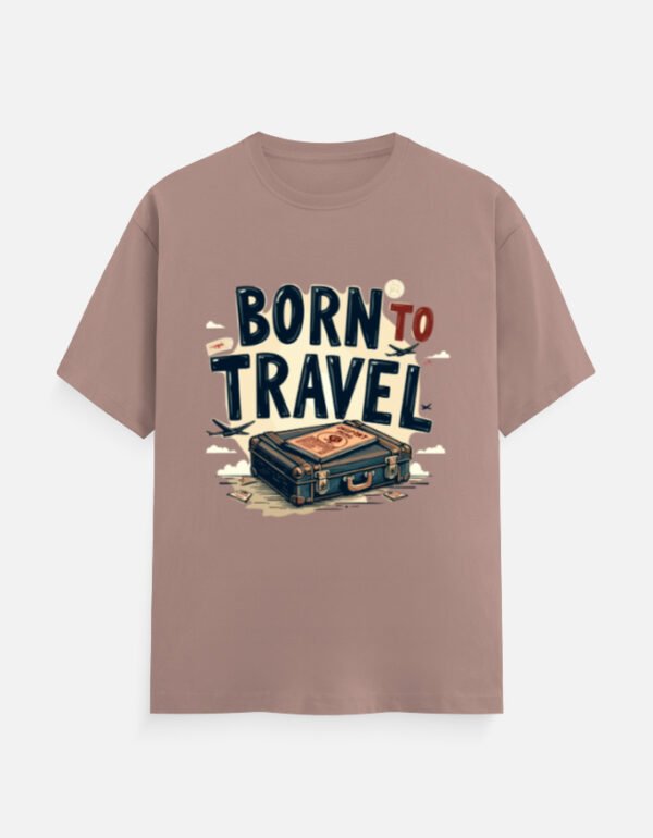 Born to Travel Suitcase - Unisex Classic Crew T-Shirt